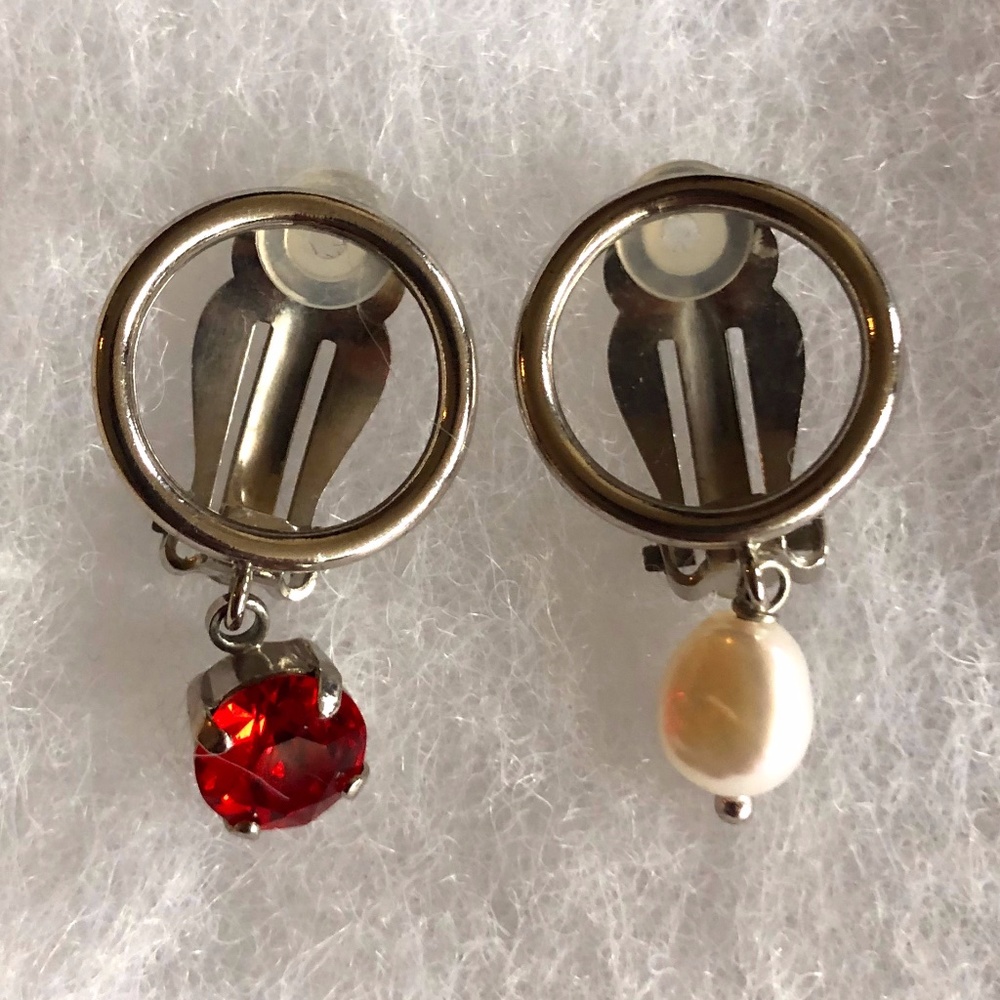 Justine Clenquet Silver Danny Clip-On Earrings
